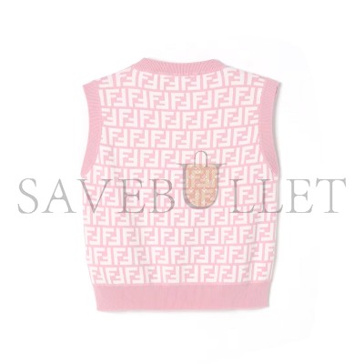 FENDI FF KNITTED VEST JFG200AQUHF1R4T